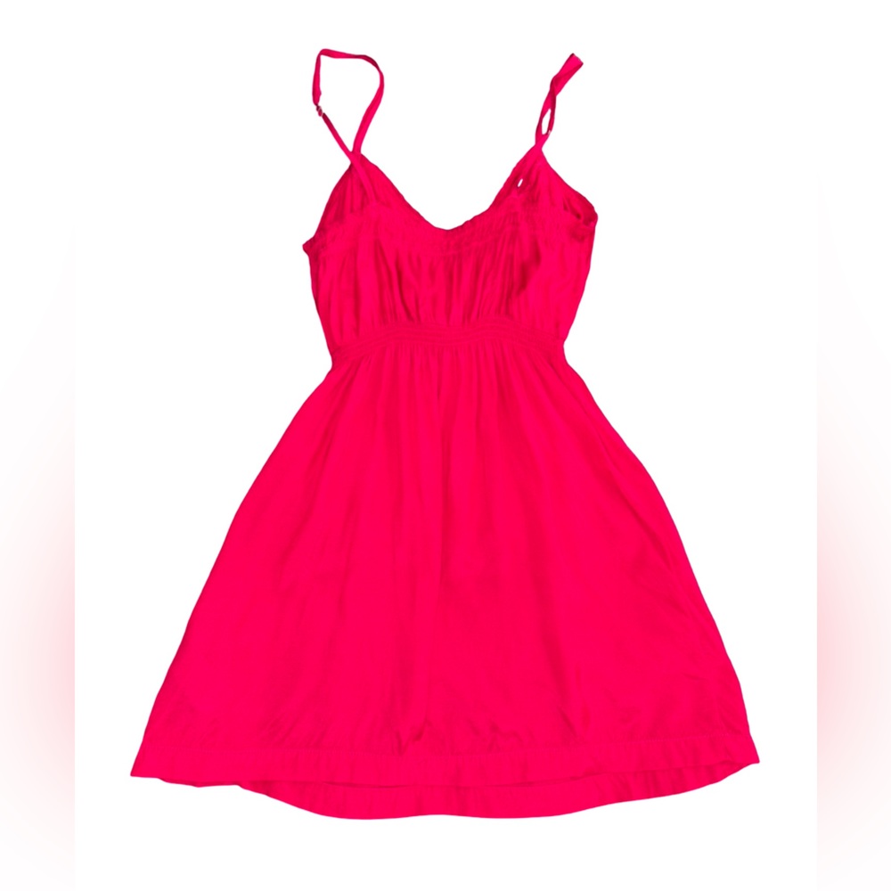 Hollister Pink Ruffle Cami Dress Size Small - Picture 2 of 8